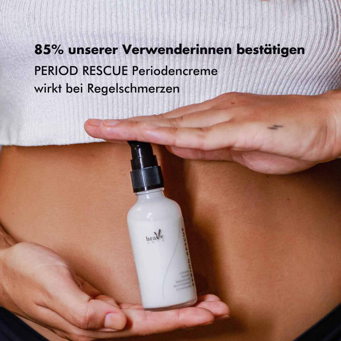 braVe carePERIOD RESCUE 50ml | Periodencreme bei Regelbeschwerden